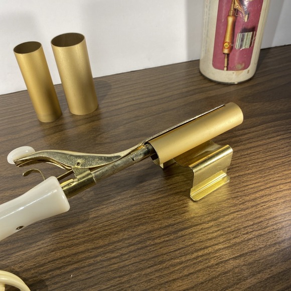 VTG Curling Iron 1960s Shane Engineering Co. Beauty Crest - Tested - Picture 7 of 15